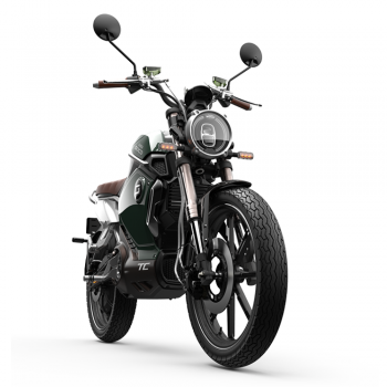 Электромотоцикл WHITE SIBERIA SUPER SOCO TC (Зеленый)