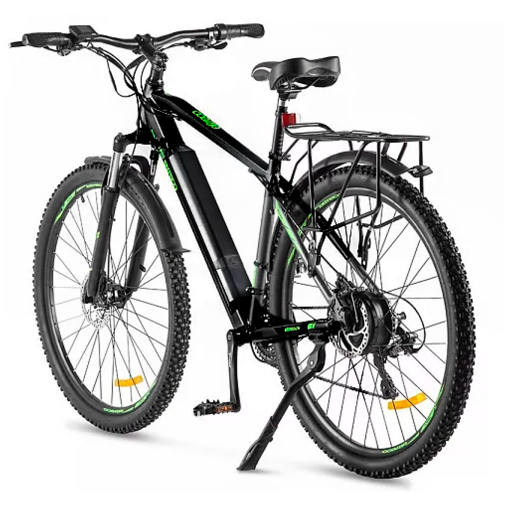 Электровелосипед Eltreco Ultra Max Pro черно-зеленый 3