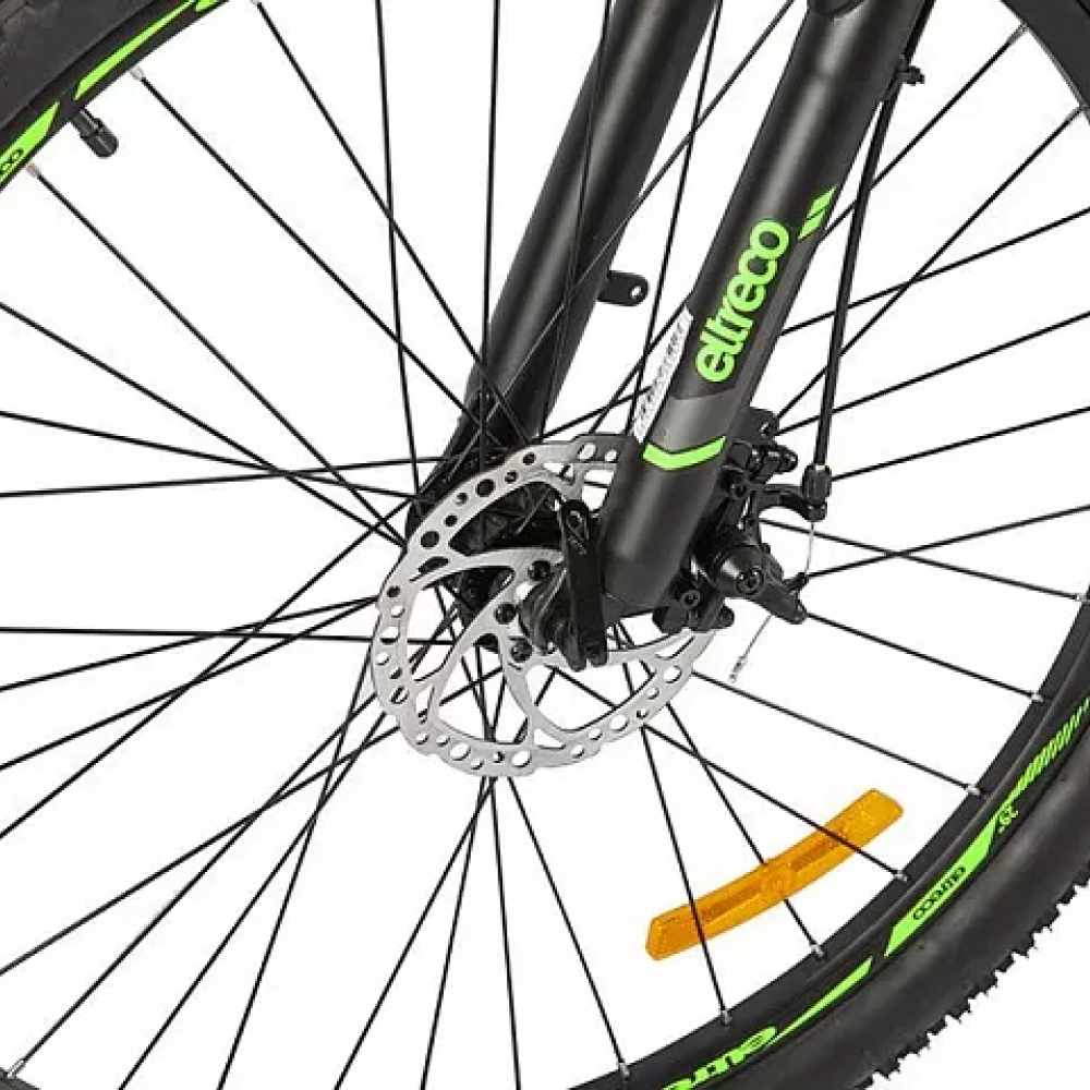 Электровелосипед Eltreco Ultra Max Pro черно-зеленый 8