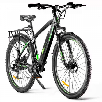Электровелосипед Eltreco Ultra Max Pro черно-зеленый