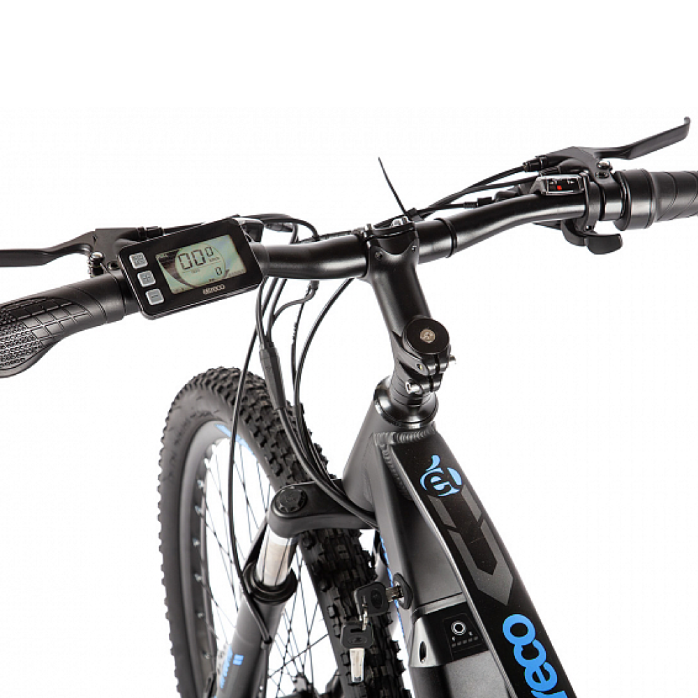 Электровелосипед Eltreco XT 600 Pro (черно-синий) 6