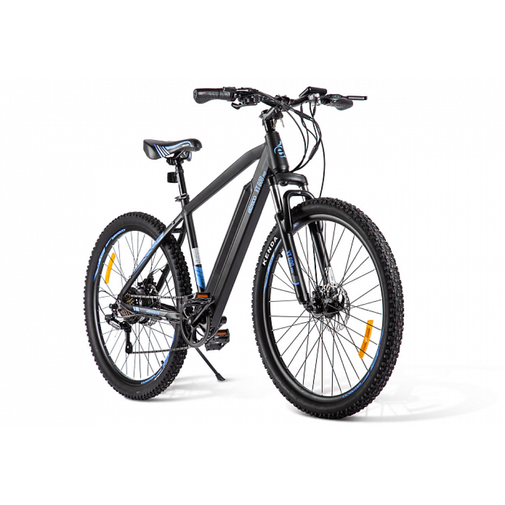 Электровелосипед Eltreco XT 600 Pro (черно-синий) 2