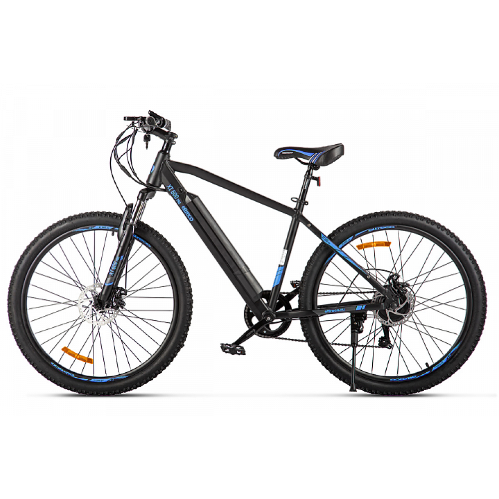 Электровелосипед Eltreco XT 600 Pro (черно-синий) 1