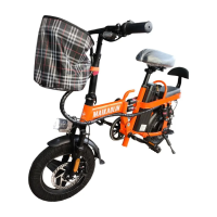 Электровелосипед Maikaolin Складной 48V 14 Ah Оранжевый