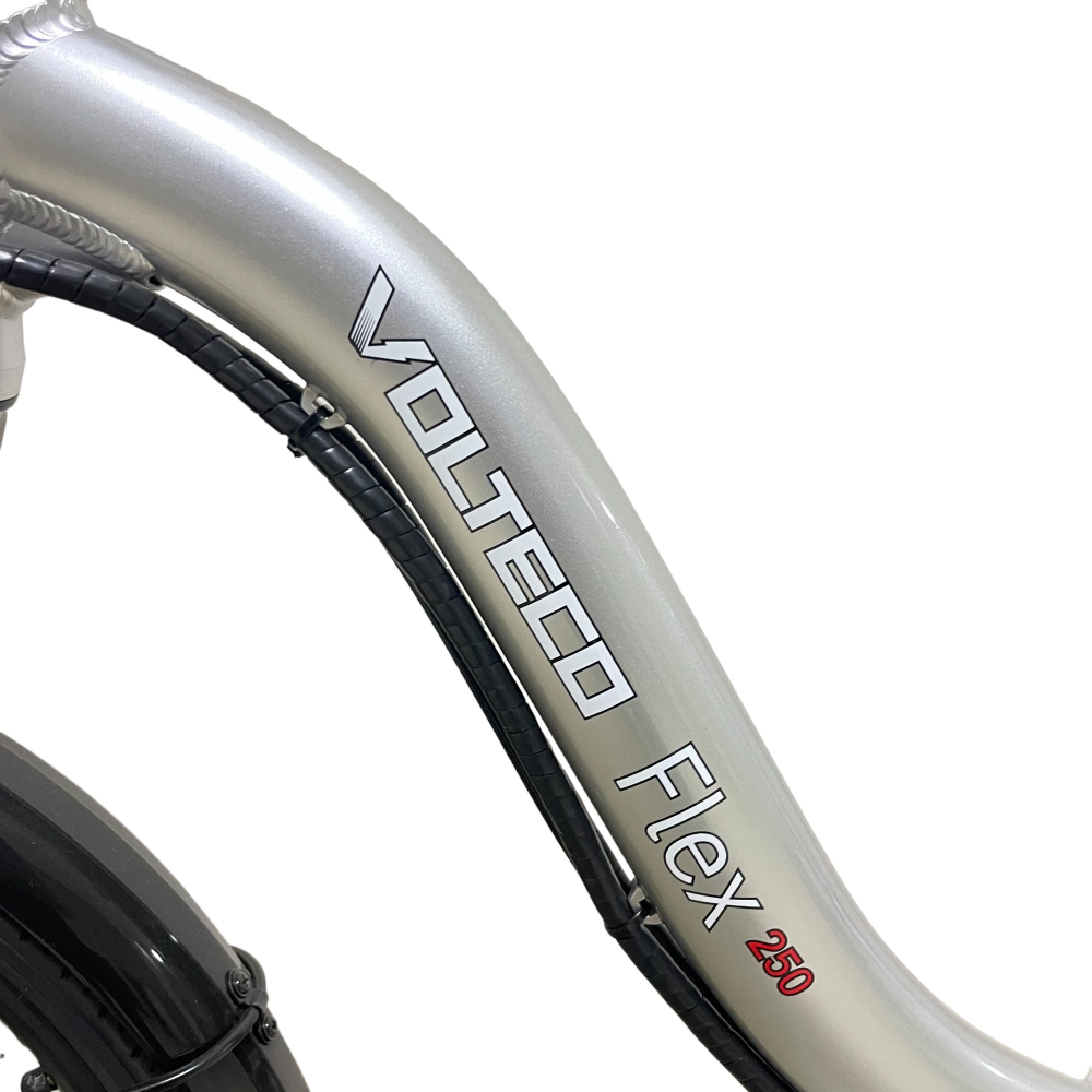 Характеристики Электровелосипед Volteco FLEX серебристый 15