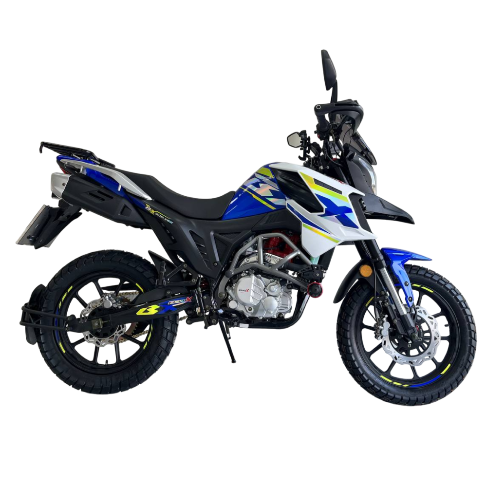 Мотоцикл туристический эндуро BamX BX300-X66 (водяное охл.) синий 3