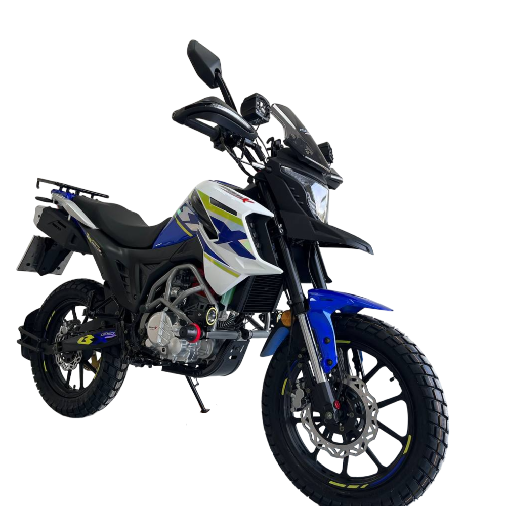 Мотоцикл туристический эндуро BamX BX300-X66 (водяное охл.) синий 4