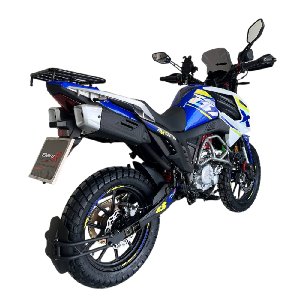 Мотоцикл туристический эндуро BamX BX300-X66 (водяное охл.) синий 5
