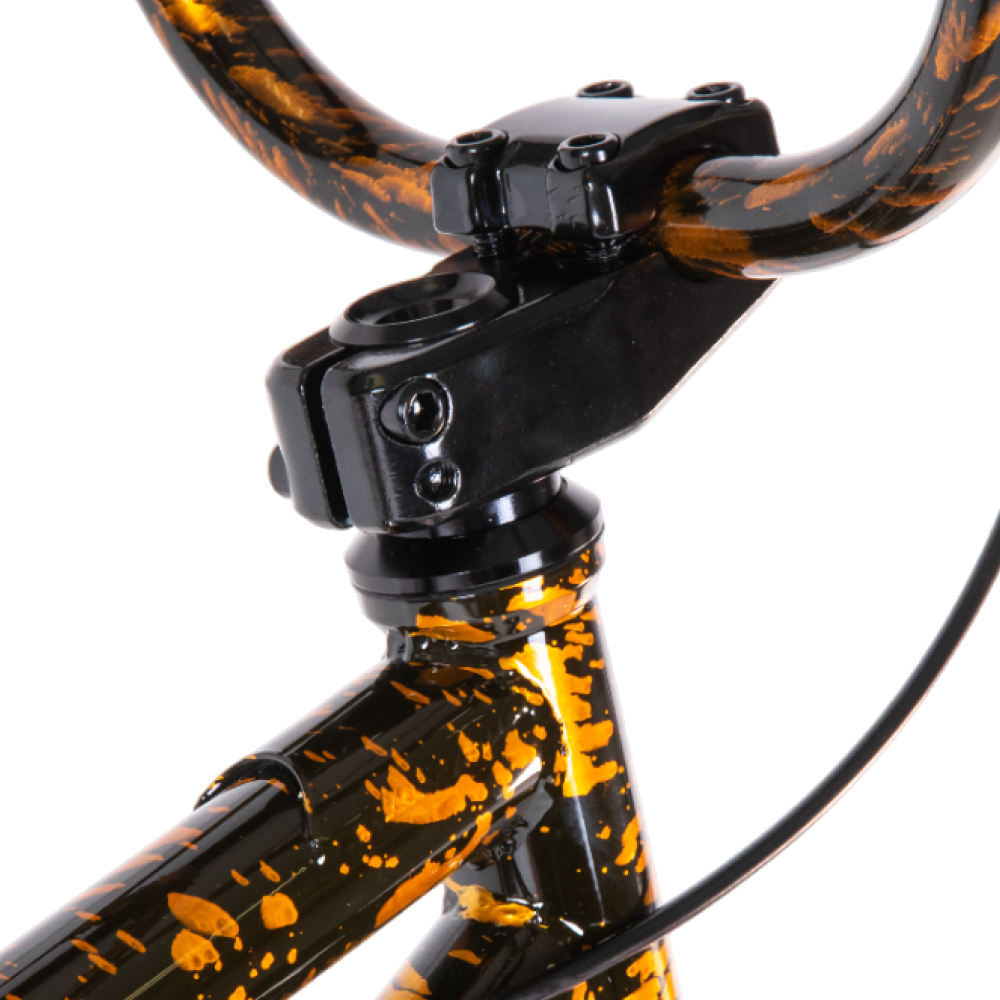 Велосипед BMX Tech Team Grasshopper 2024 20"х20,4" оранжево-черный 8