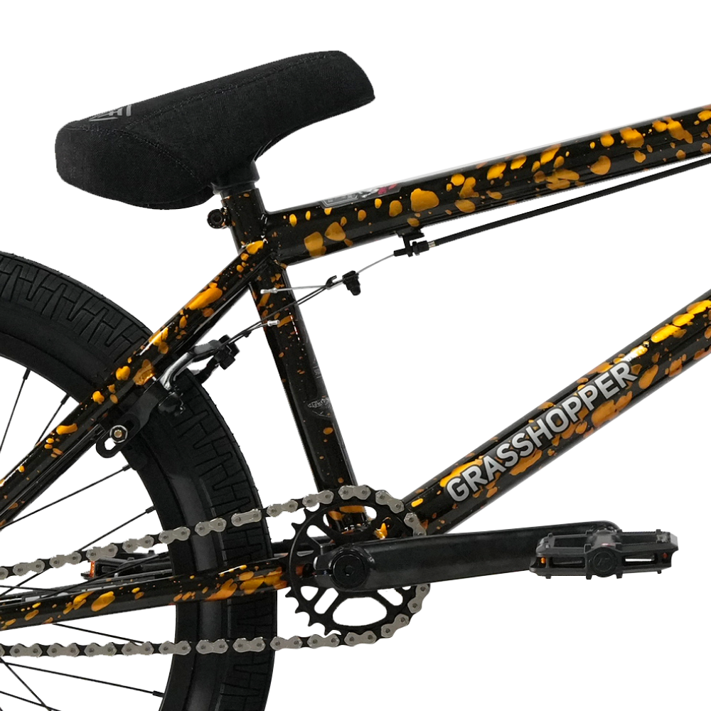 Велосипед BMX Tech Team Grasshopper 2024 20"х20,4" оранжево-черный 1