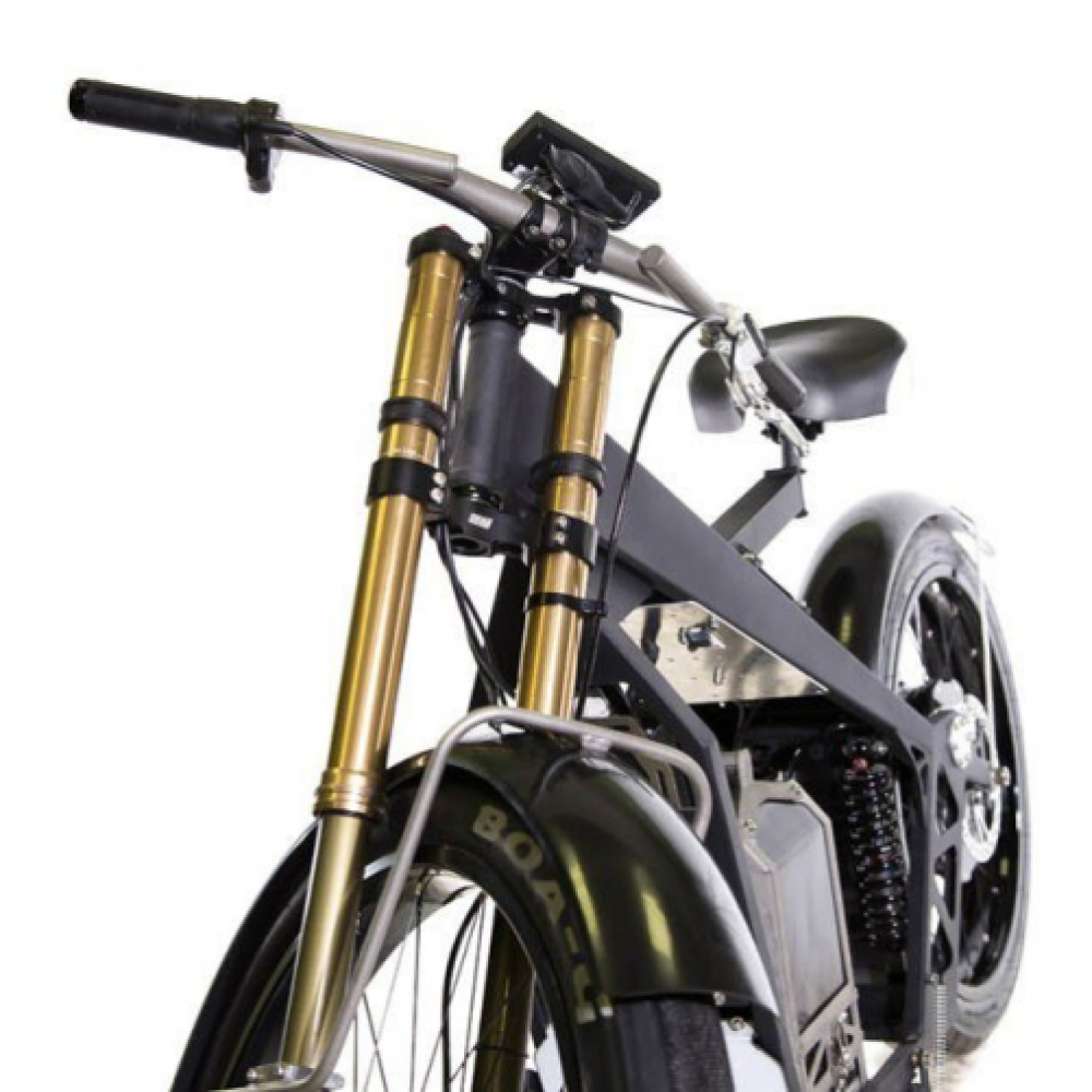 Электромотоцикл Электро чоппер Electronbikes Bobber 6kw, вид спереди