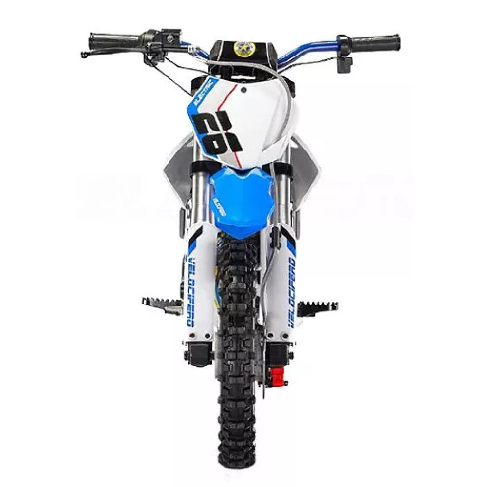 Электромотоцикл детский Velocifero KIDS BIKE 14-12 (1000W) (Blue), вид спереди