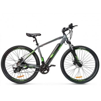 Электровелосипед Eltreco Ultra Lite серо-зеленый