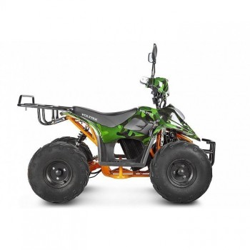 Детский электроквадроцикл Voltrix Hornet 36V800W зеленый камуфляж/оранжевая рама
