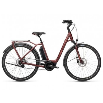 Электровелосипед Cube Town Hybrid PRO 500 красный