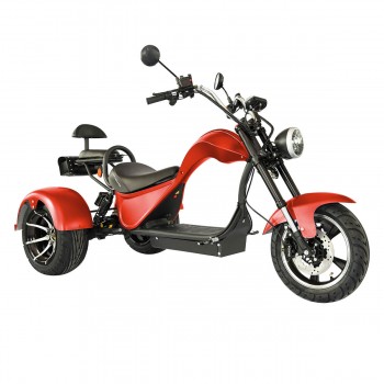 Электроскутер CityCoco SKYBOARD TRIKE CHOPPER-4000 PRO FAST Trike Красный