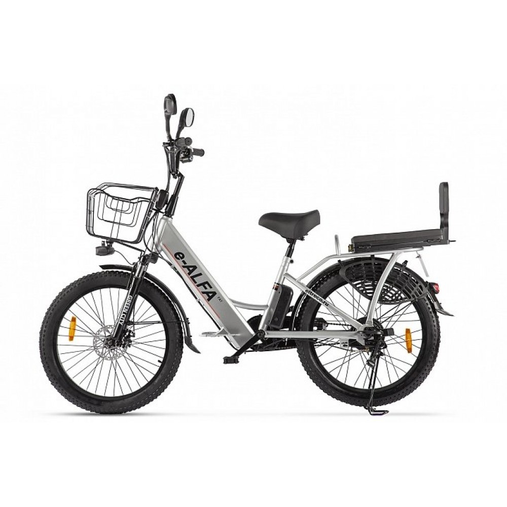 Электровелосипед GREEN CITY e-ALFA Fat Серый 1