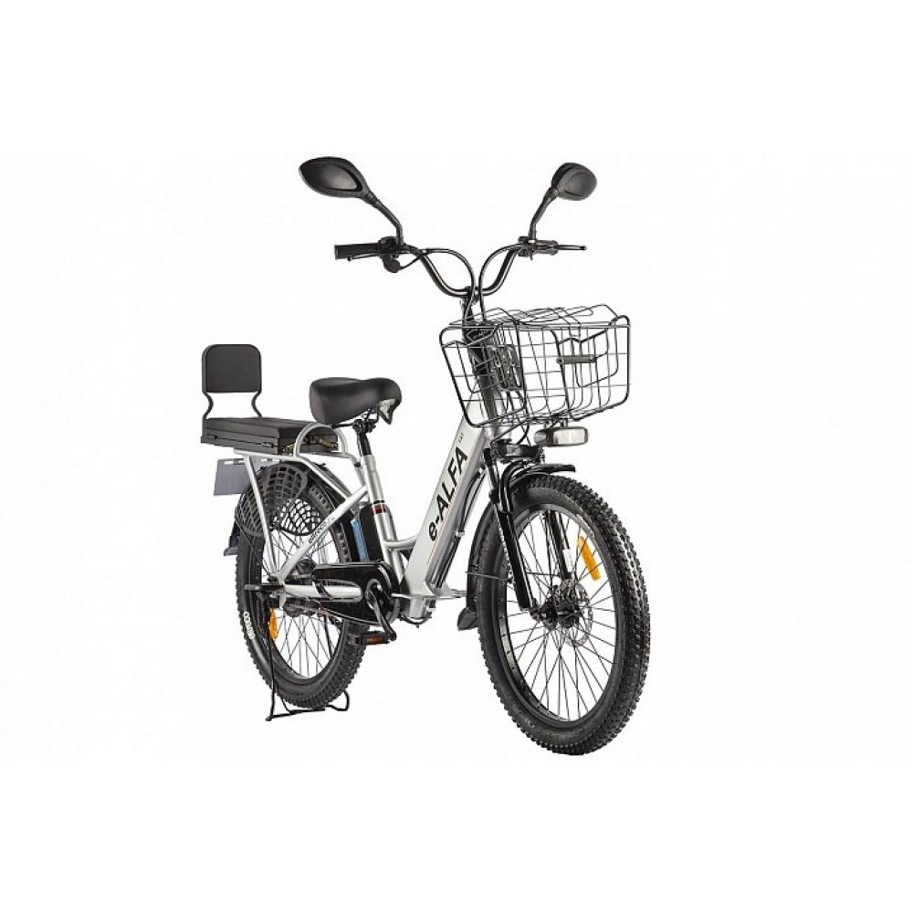 Электровелосипед GREEN CITY e-ALFA Fat Серый 2