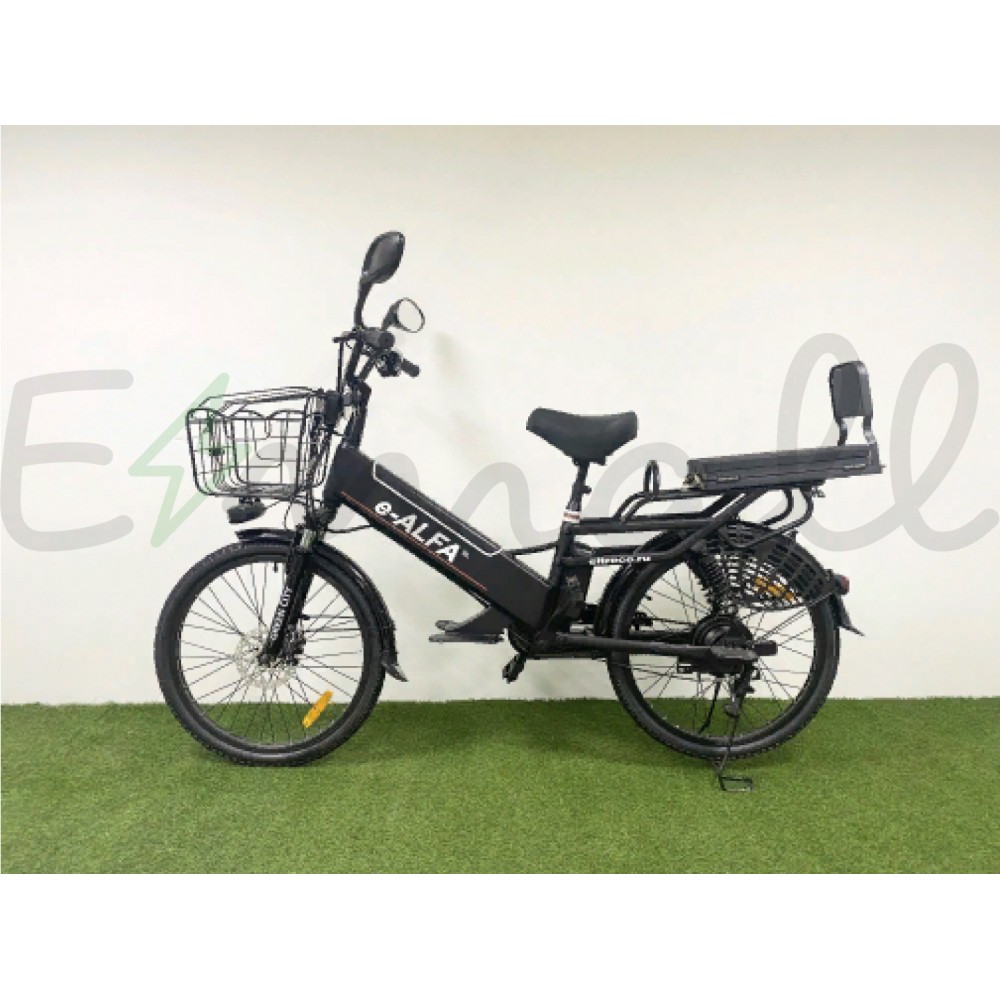 Электровелосипед велогибрид GREEN CITY e-ALFA GL Черный 10