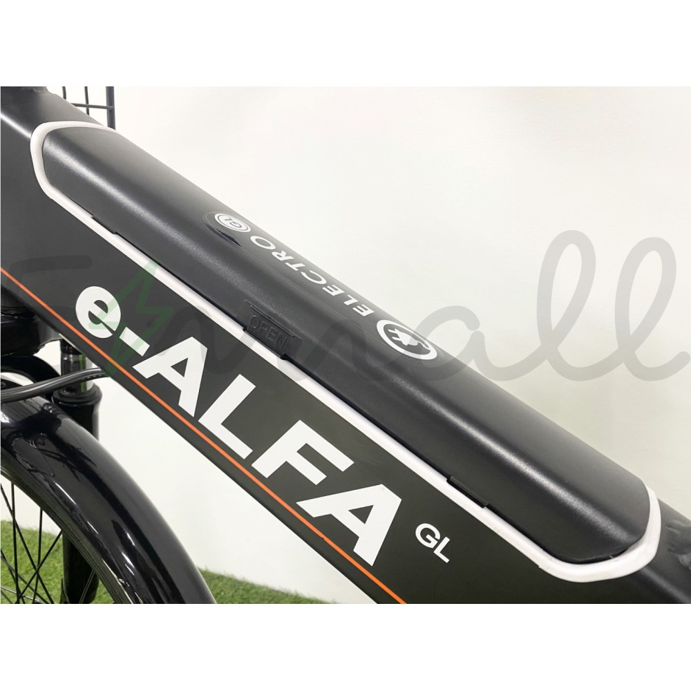 Электровелосипед велогибрид GREEN CITY e-ALFA GL Черный 15