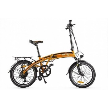 Электровелосипед велогибрид Eltreco LETO оранжевый
