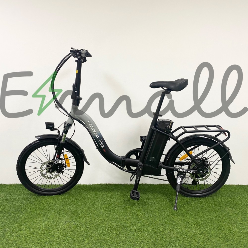 Электровелосипед Volteco FLEX Черно-серый 2