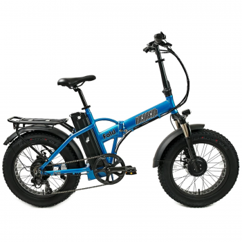 Электровелосипед электрофэтбайк складной Медведь Fold 500 Синий