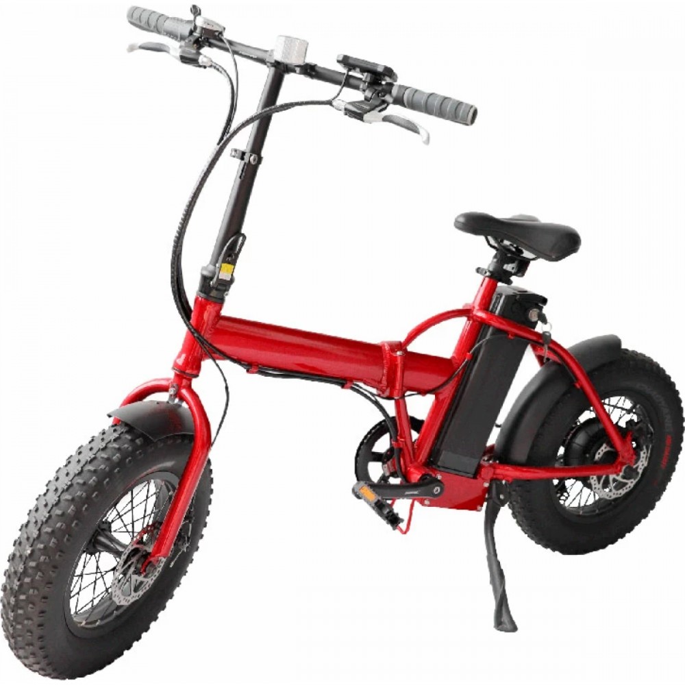 Электровелосипед электрофэтбайк складной Медведь Fold Mini 350 Красный 2