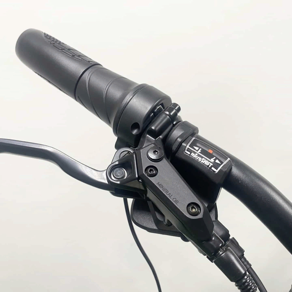 Электровелосипед велогибрид Eltreco XT 850 new (черно-синий) 9