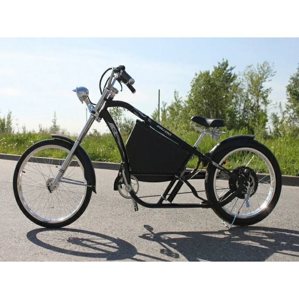 Электровелосипед электрочоппер Micargi Prado Extreme 1500W черный  2