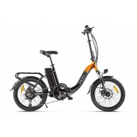 Электровелосипед Volteco FLEX UP Черно-оранжевый