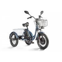 Трицикл Eltreco Porter Fat 500 Темно-синий