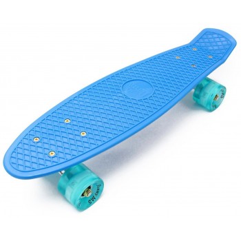 Пенни борд Zippy Board 22" LED - PRO синий
