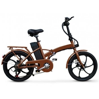 Электровелосипед Unimoto ZERO коричневый