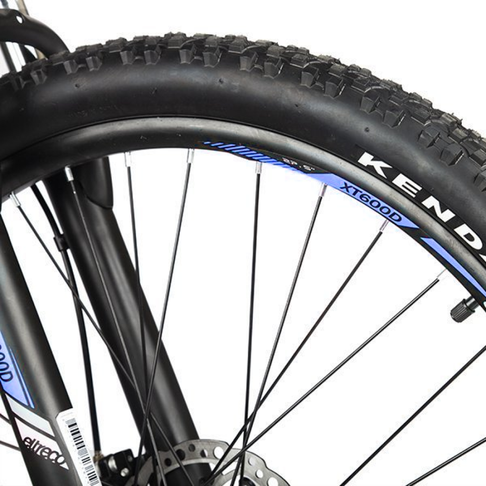 Электровелосипед велогибрид Eltreco XT 600 D черно-синий 8