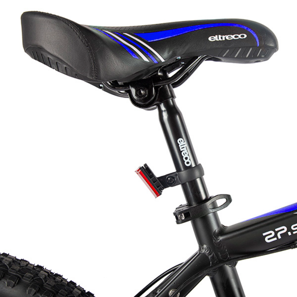 Электровелосипед велогибрид Eltreco XT 600 D черно-синий 10