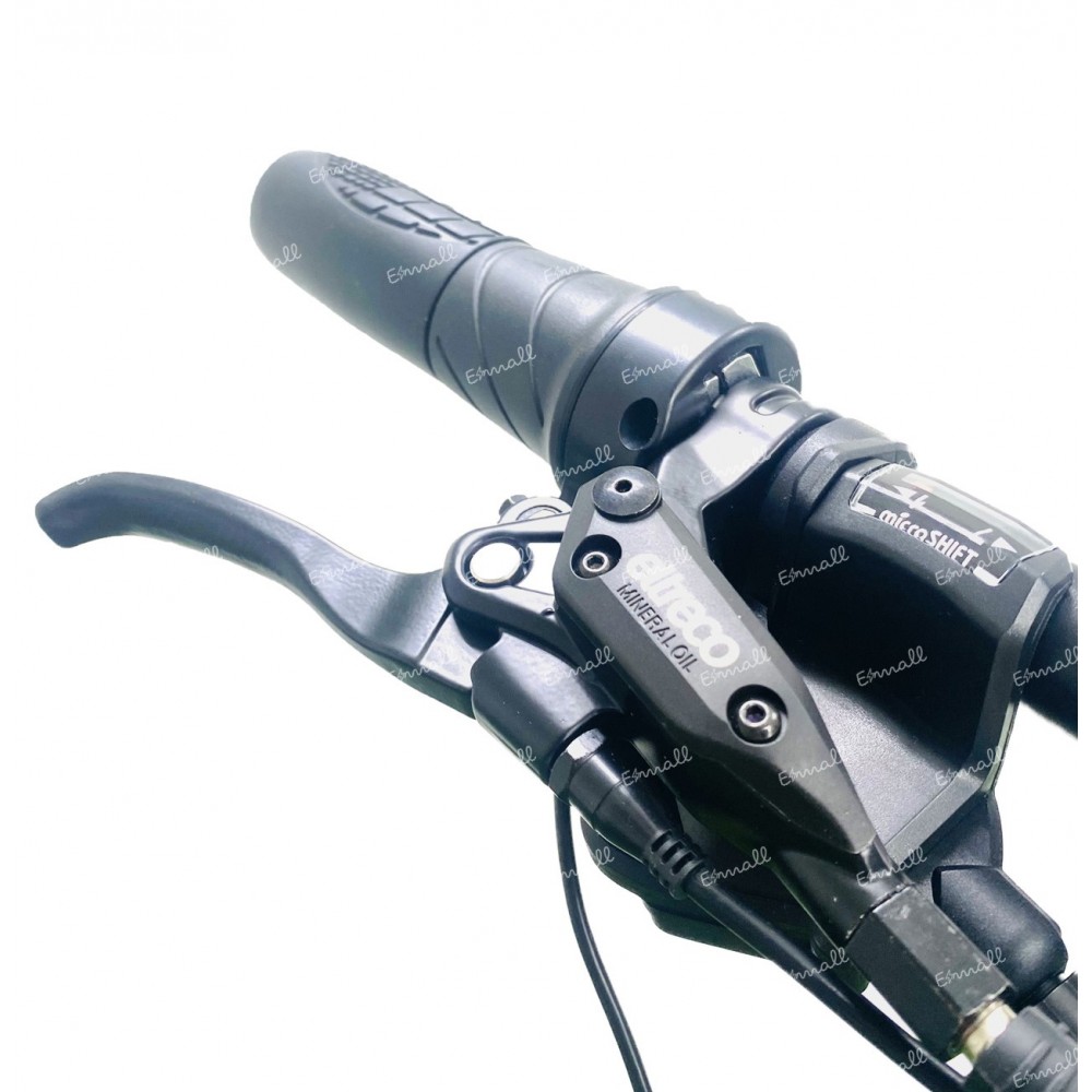 Электровелосипед велогибрид Eltreco XT 850 new (серо-синий) 8