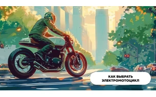 Как выбрать электромотоцикл