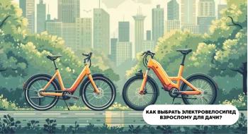 Как выбрать электровелосипед взрослому для дачи?
