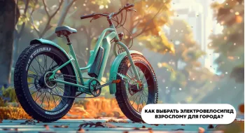 Как выбрать электровелосипед взрослому для города?