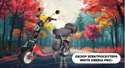 Обзор электроскутера WHITE SIBERIA PRO+ 2500W