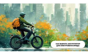 Как выбрать аккумулятoр для электрoвелocипеда?