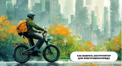 Как выбрать аккумулятoр для электрoвелocипеда?