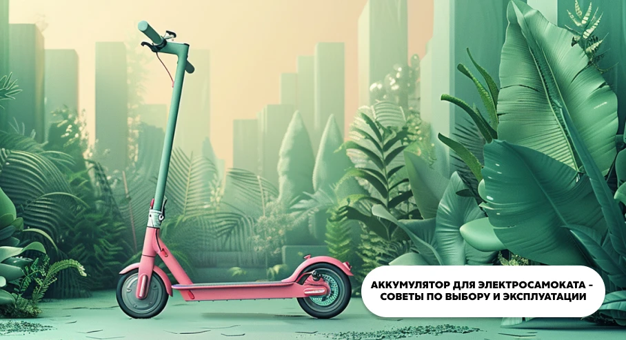 Аккумулятор для электросамоката - советы по выбору и эксплуатации