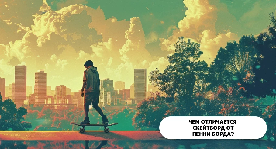 Чем отличается скейтборд от пенни борда?