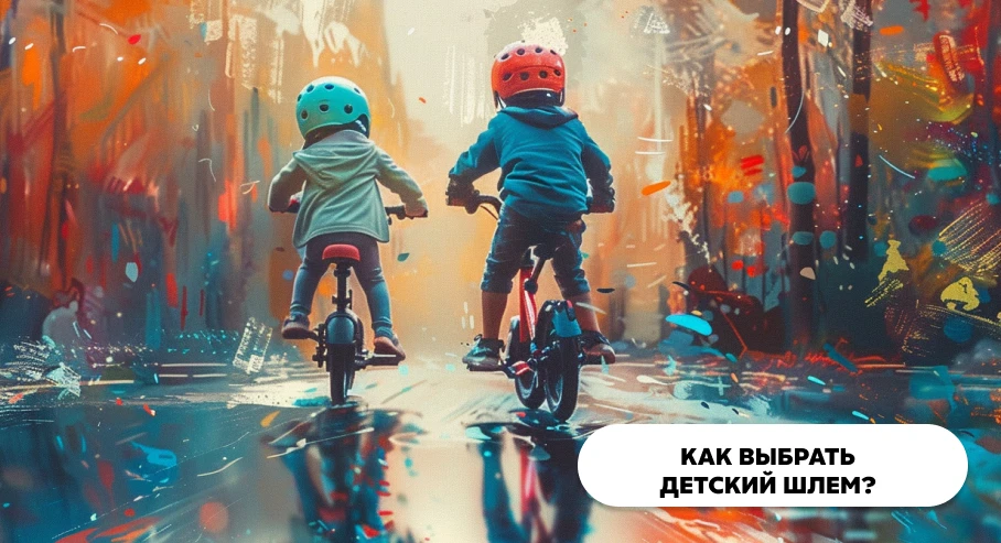 Как выбрать детский шлем для катания на велосипеде и самокате?