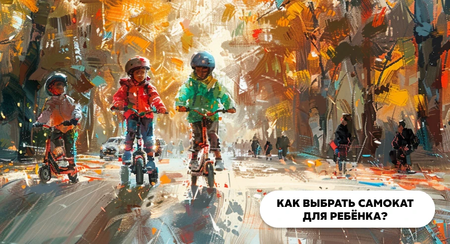 Как выбрать самокат для ребенка?