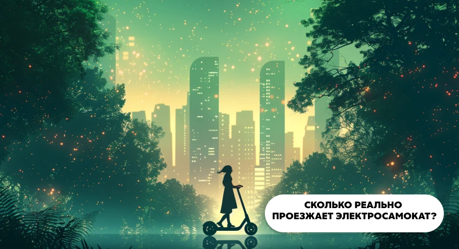 Сколько реально проезжает электросамокат? 