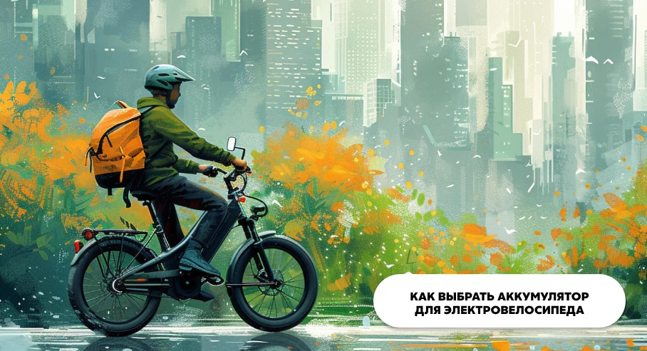 Как выбрать аккумулятoр для электрoвелocипеда?
