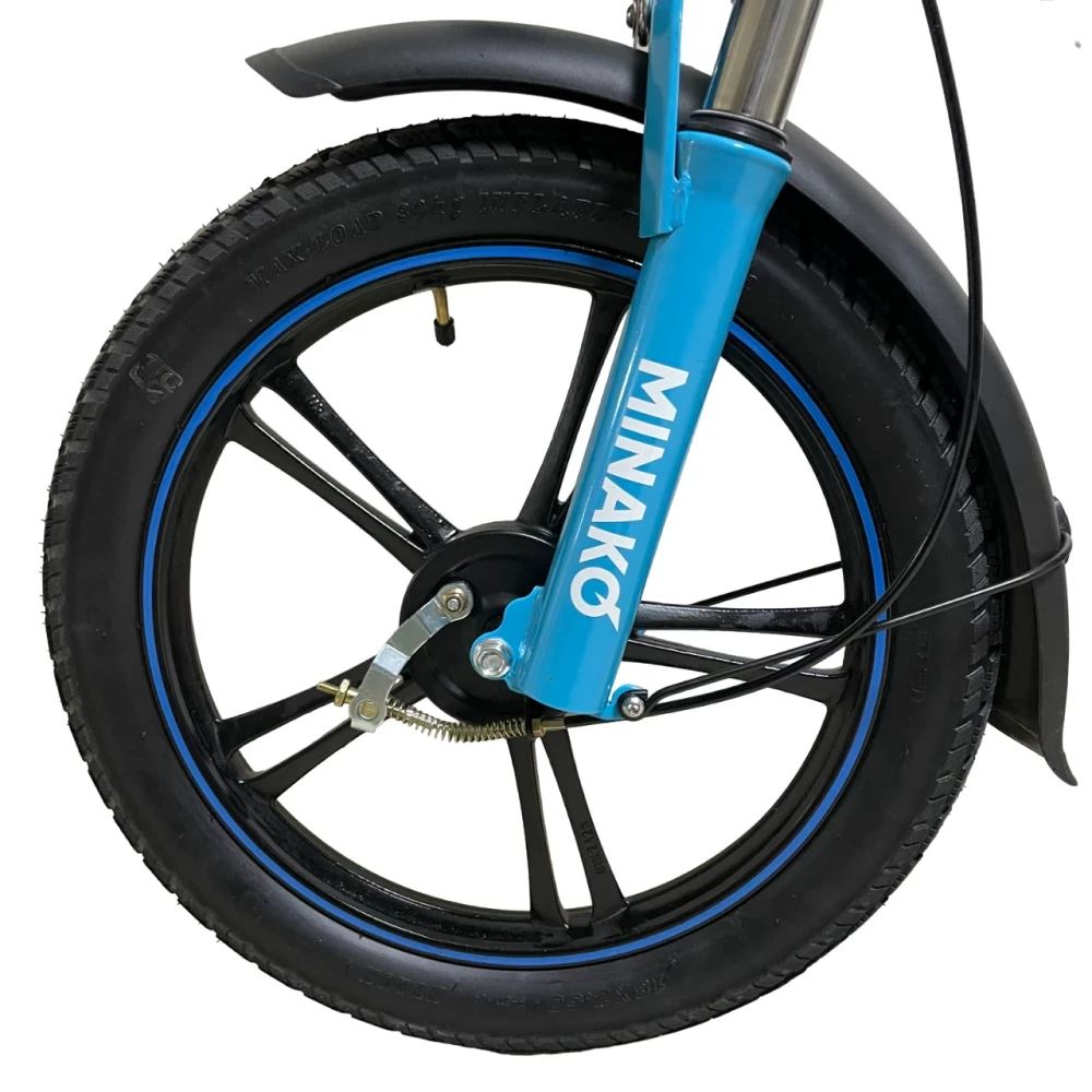 Переднее колесо Электровелосипед Minako V8 Pro Black (черный) 500W 60V12Ah